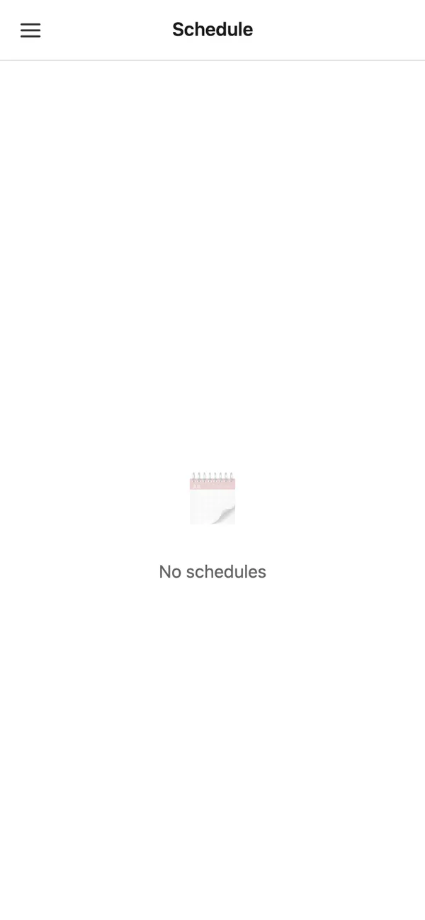 สถานะที่คนขับยังไม่ได้สร้างตาราง